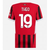 Fotbalové Dres AC Milan Theo Hernandez #19 Dámské Domácí 2024-25 Krátký Rukáv